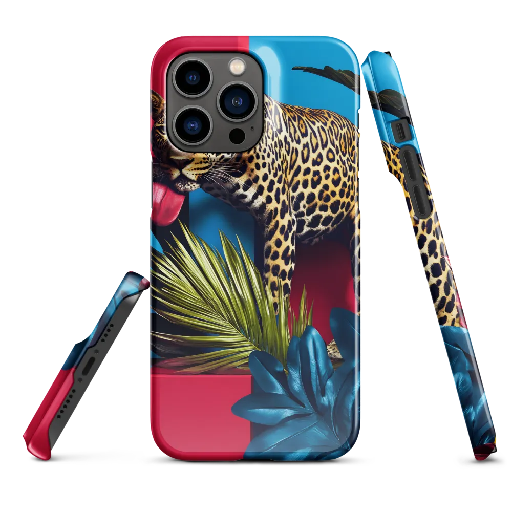 Playful Leopard in Vibrant Paradise