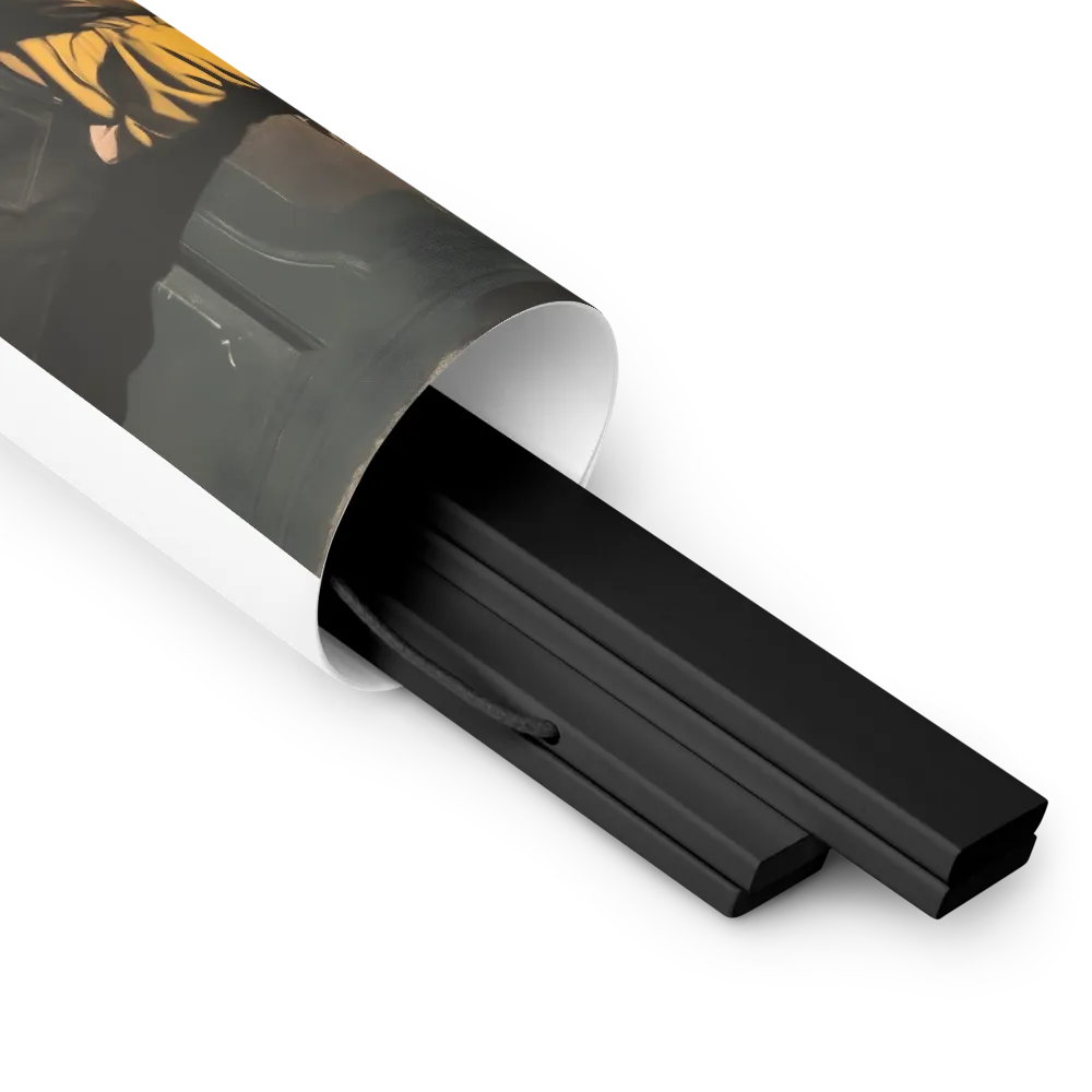 Silent Reflection | Poster With Black Wood Hanger | 8″×10″