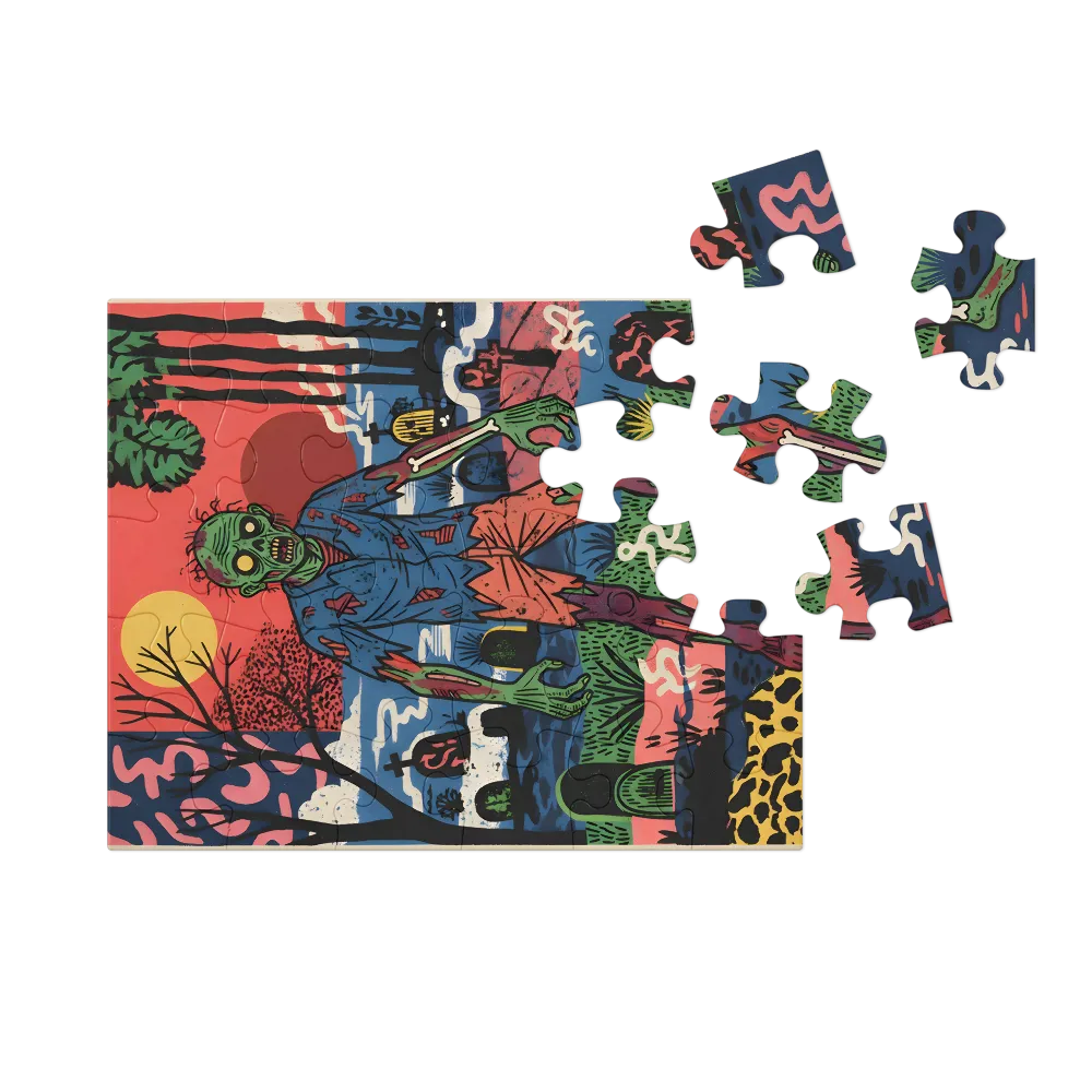 Neon Gravewalker 
 Jigsaw Puzzle in Tin Box