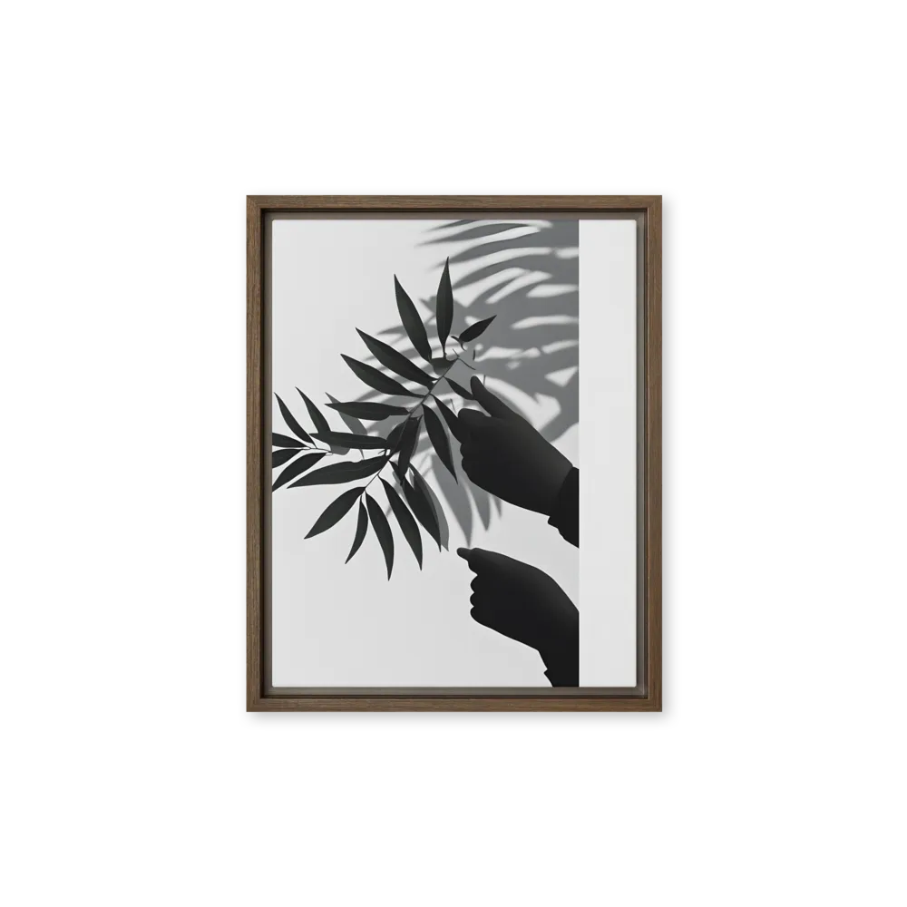 Whispers of Nature | Canvas with Brown Frame | 11″×14″