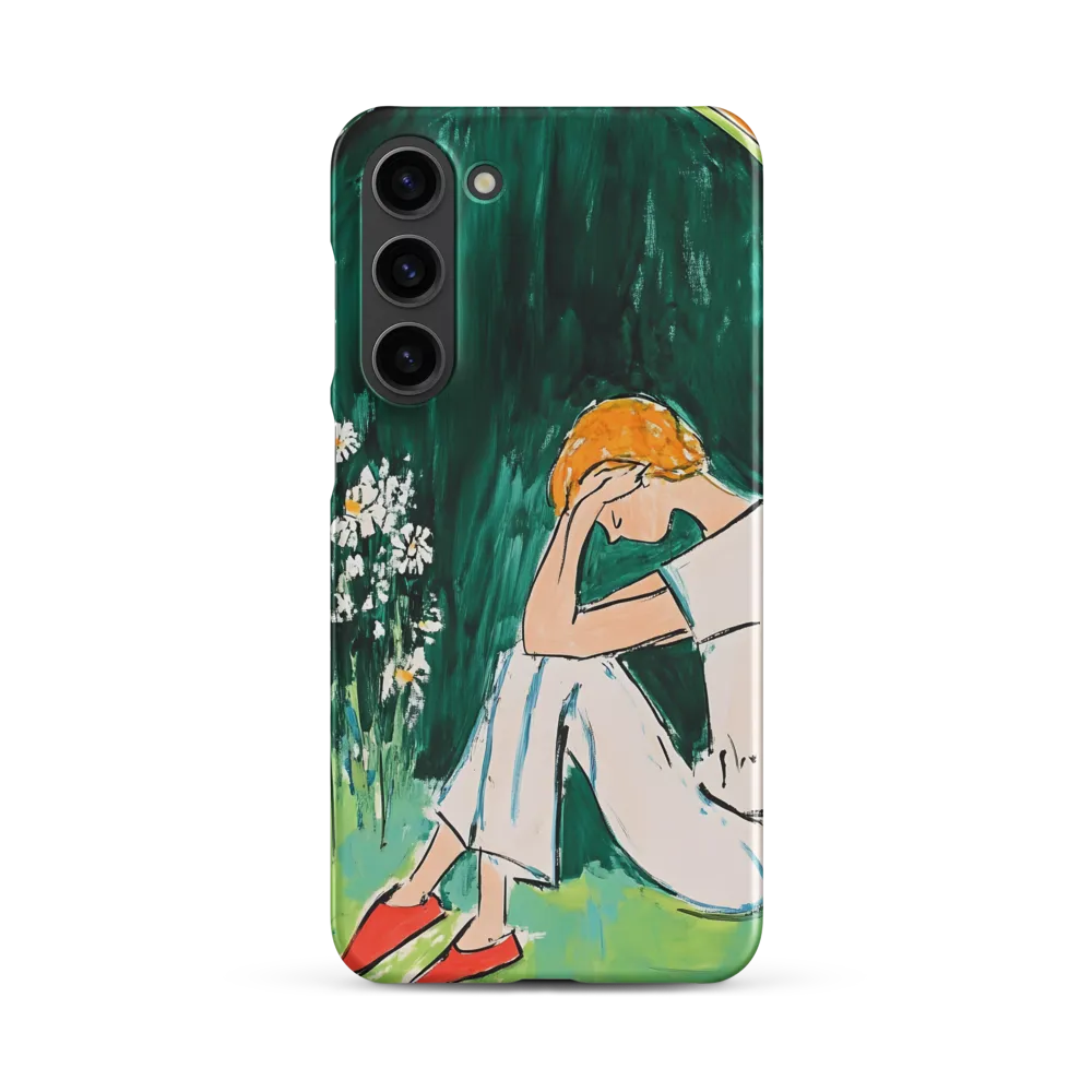 Silent Sorrow | Phone Case |  S23 Plus | Snap Case | Matte