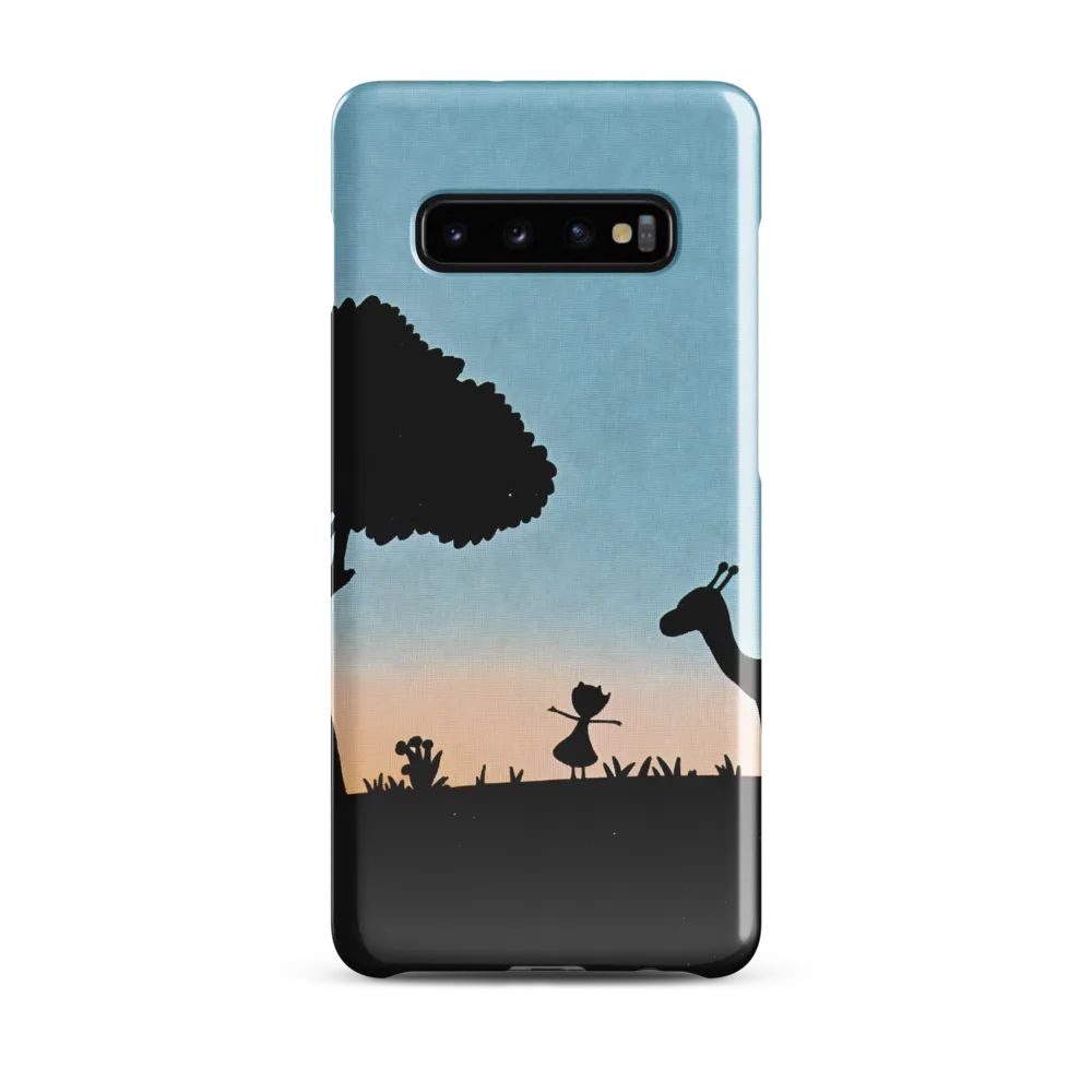 Curiosity in the Silhouette | Phone Case |  S10 Plus | Snap Case | Glossy