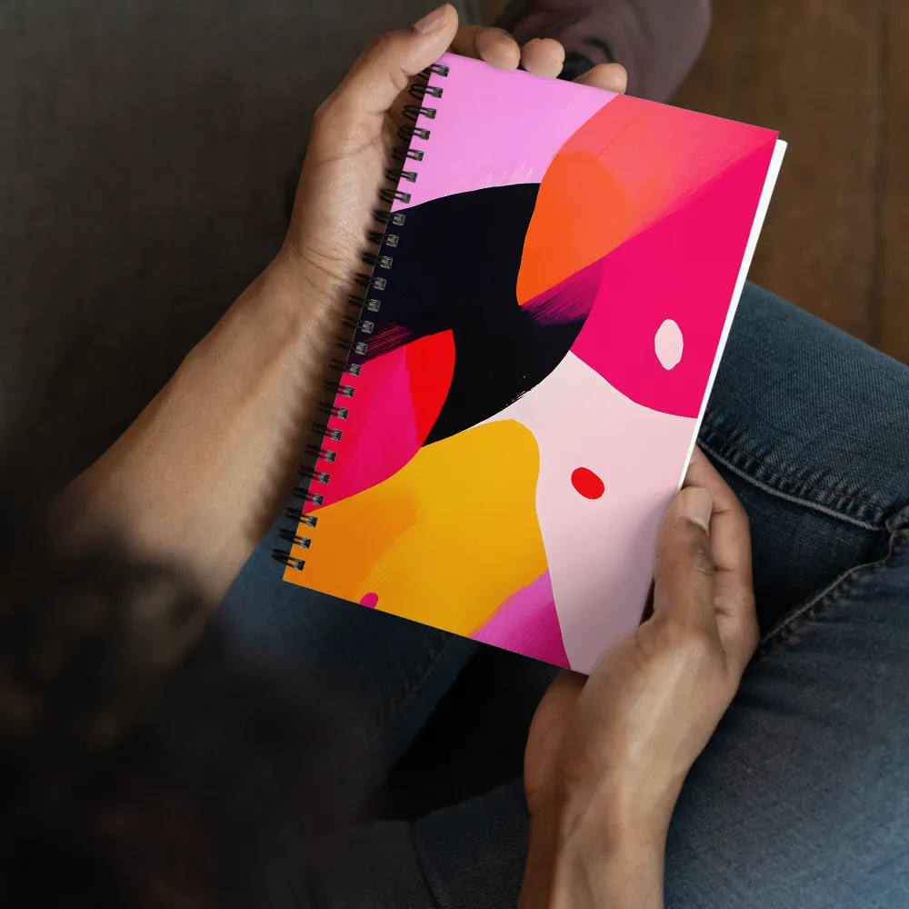 Playful Interplay of Colors | Spiral Notebook