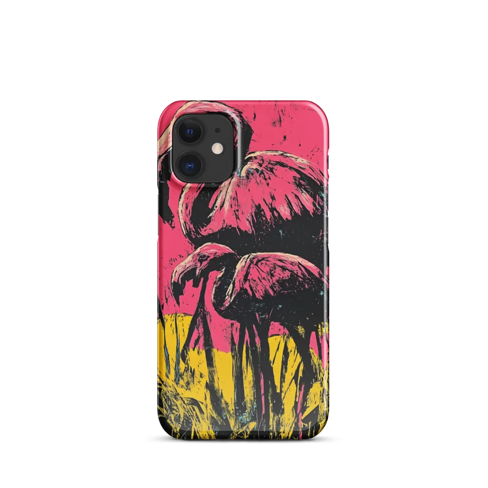 Flamingo Duet: A Pop Art Expression