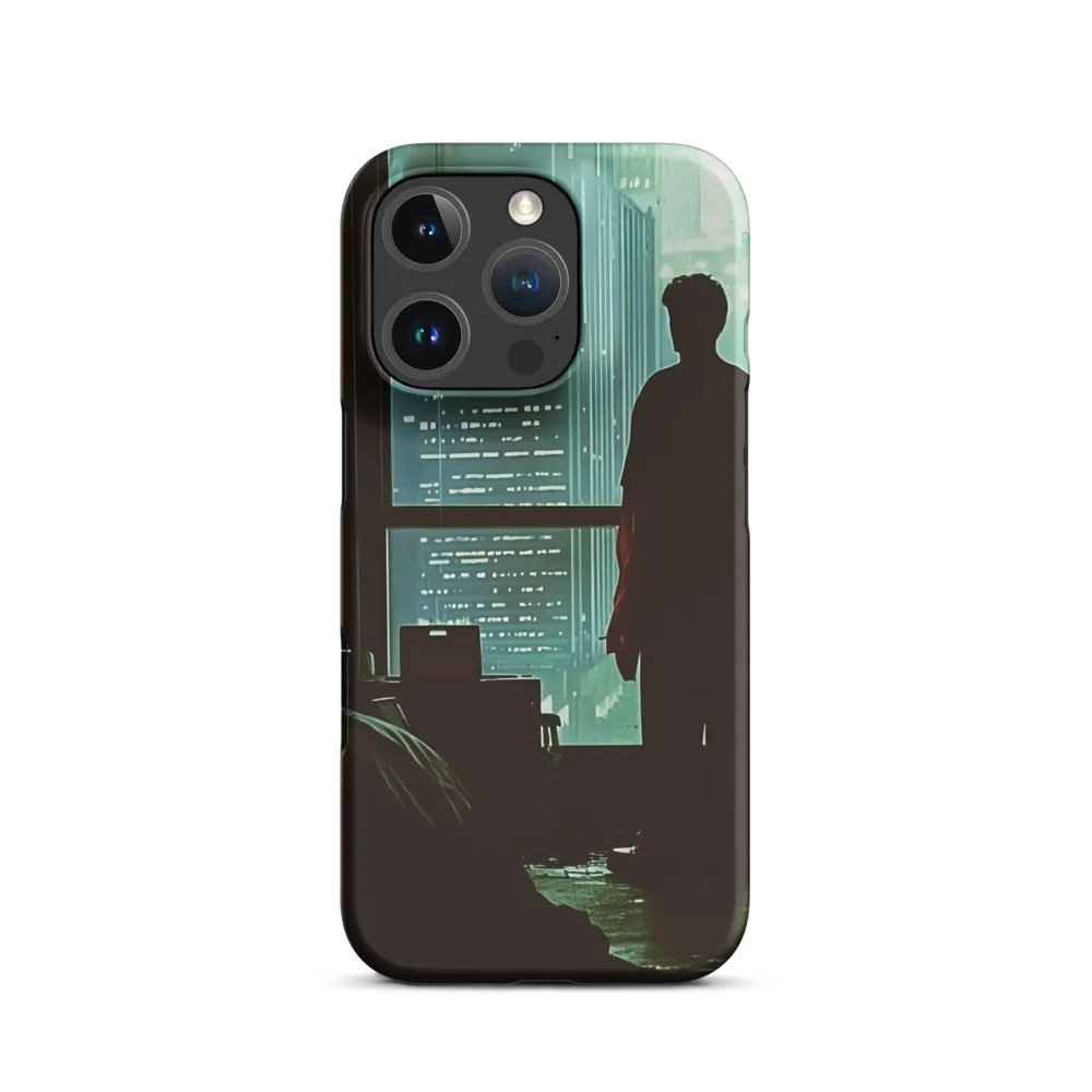 Silent Contemplation in a Futuristic Dystopia