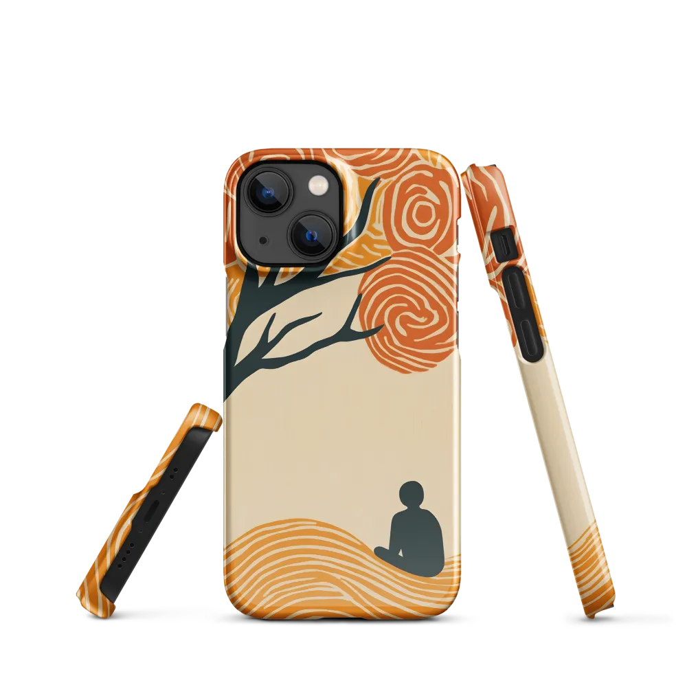 Silent Reflections under Swirling Leaves