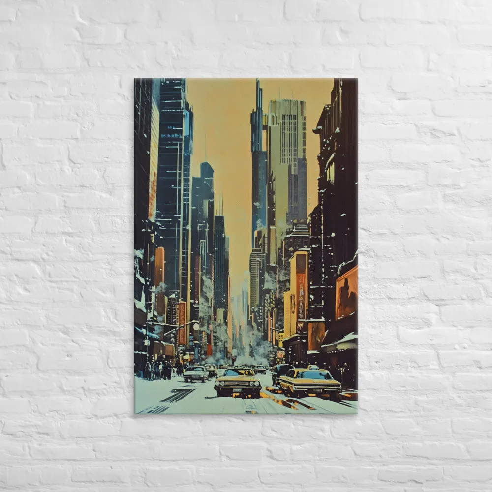 Urban Winter Symphony | Canvas | 32″×48″