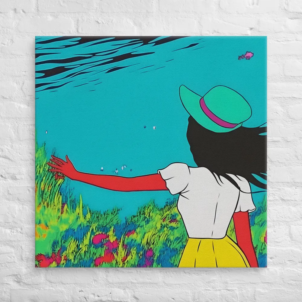 Whimsical Encounter | Canvas | 36″×36″