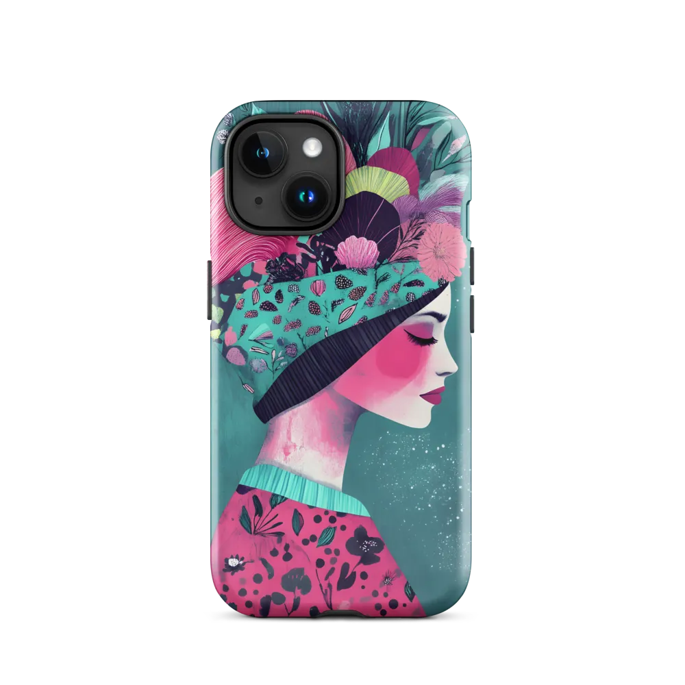 Whimsical Floral Portrait