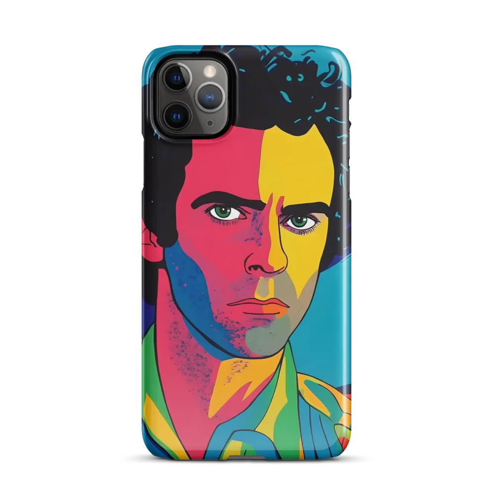 Electric Visage: A Portrait of Vibrance | Phone Case |  11 Pro Max | Snap Case | Glossy