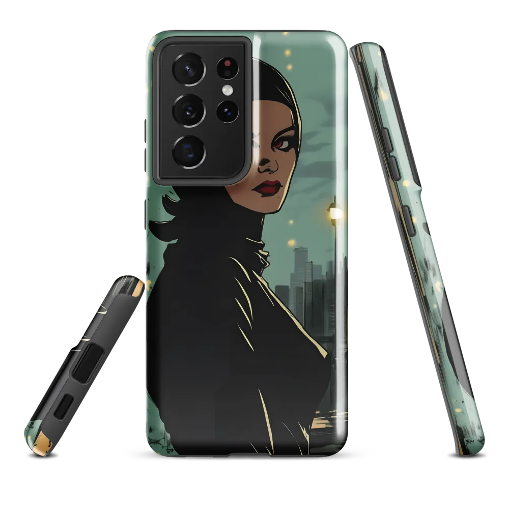 Shadows of Intrigue | Phone Case |  S21 Ultra | Tough Case | Glossy