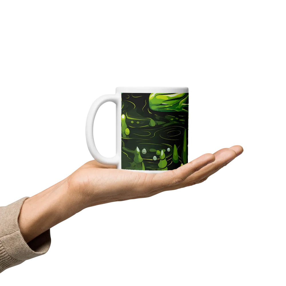 Green Harmony: Life Beneath the Surface | Mugs | Multiple Sizes & Colors