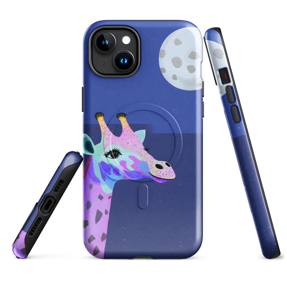 Whimsical Giraffe Under the Stars
