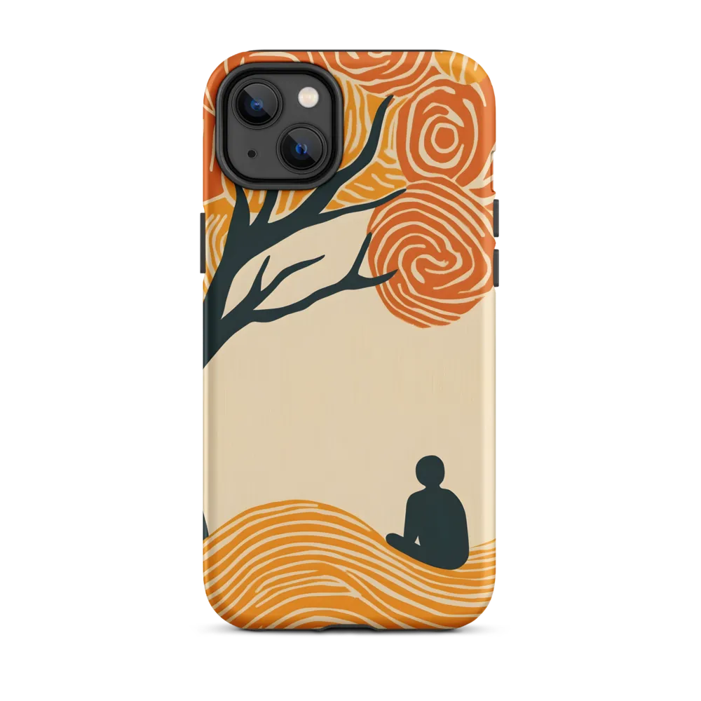 Silent Reflections under Swirling Leaves