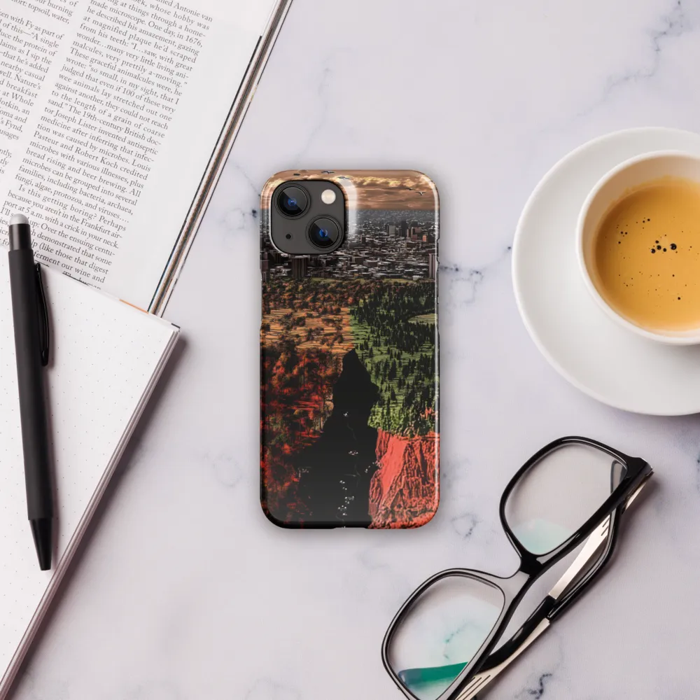 Harmony and Dissonance: A Landscape of Contrasts | Phone Case |  14 | Snap Case | Glossy