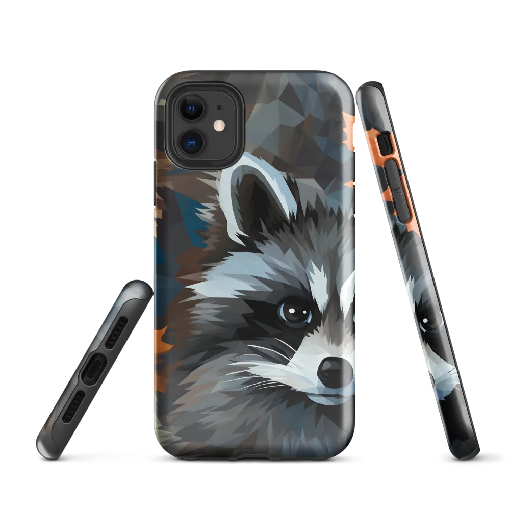 Whispers of Autumn: The Raccoon's Gaze