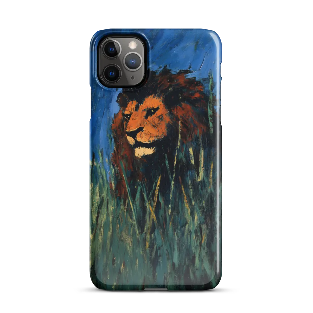 Encountering the King of the Savanna | Phone Case |  11 Pro Max | Snap Case | Glossy