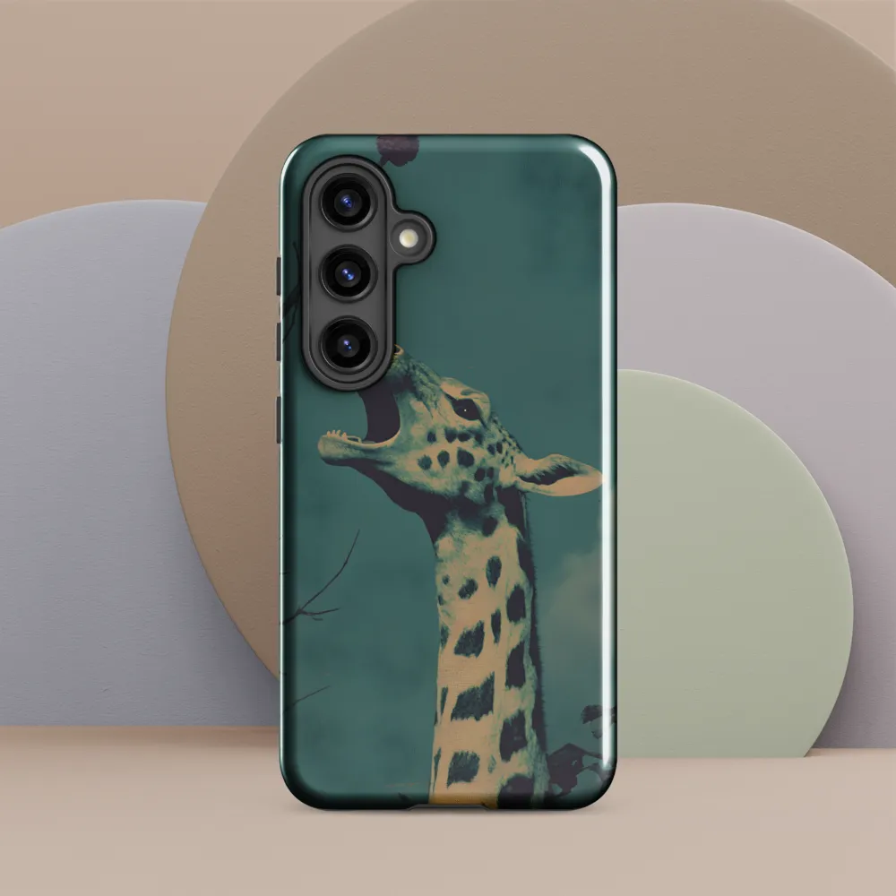 Whispers of the Tall: A Surreal Giraffe Encounter
