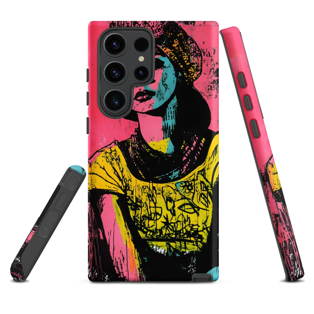 Urban Elegance: A Graffiti Portrait