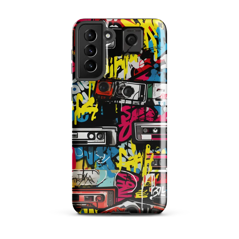Urban Nostalgia: A Retro Cassette Explosion