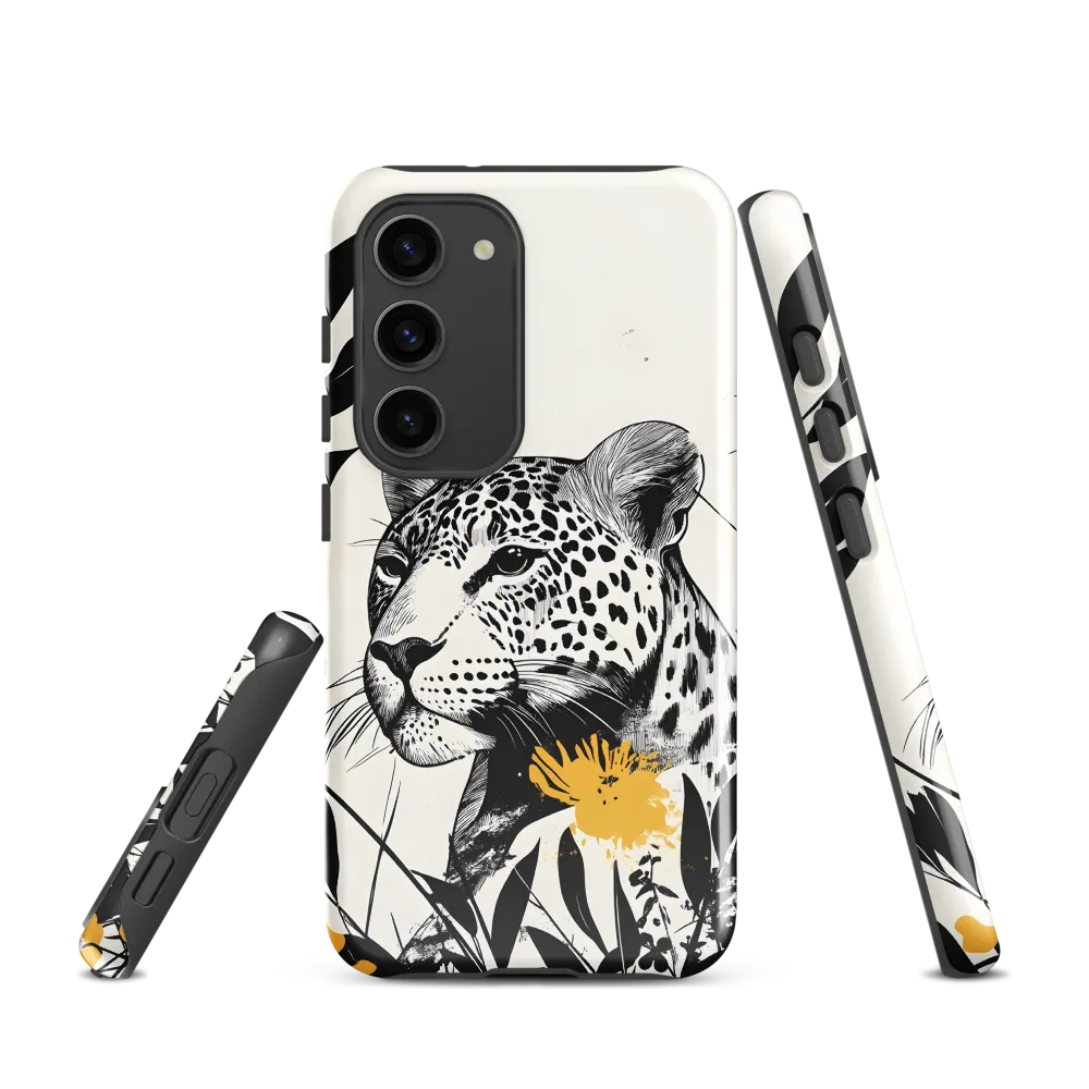 Majestic Leopard Amongst Flora
