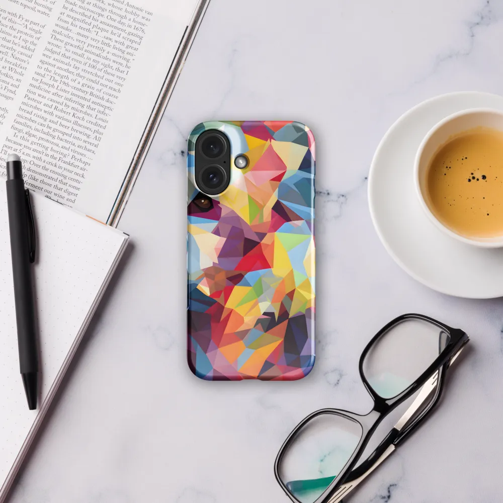 Playful Geometry: The Bear's Face | Phone Case |  16 | Snap Case | Glossy