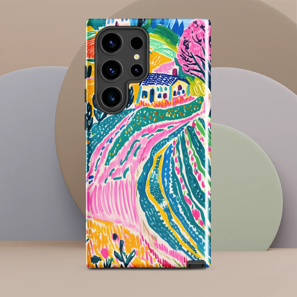 Vibrant Countryside Dreams | Phone Case |  S24 Ultra | Tough Case | Glossy
