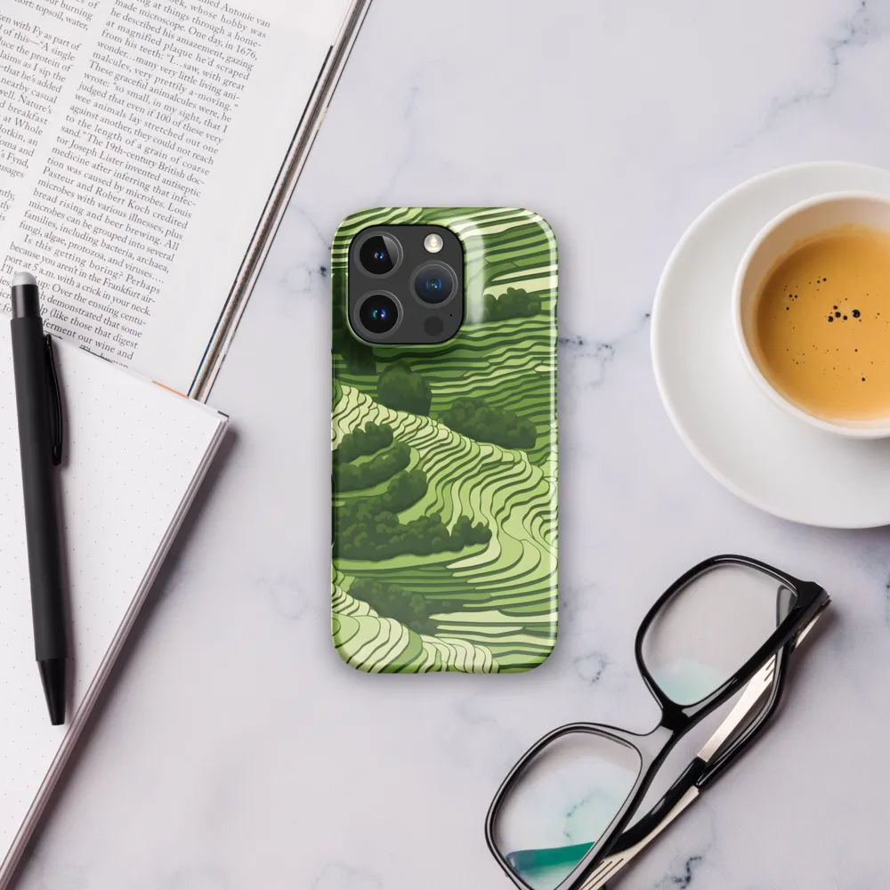 Waves of Green: An Abstract Landscape