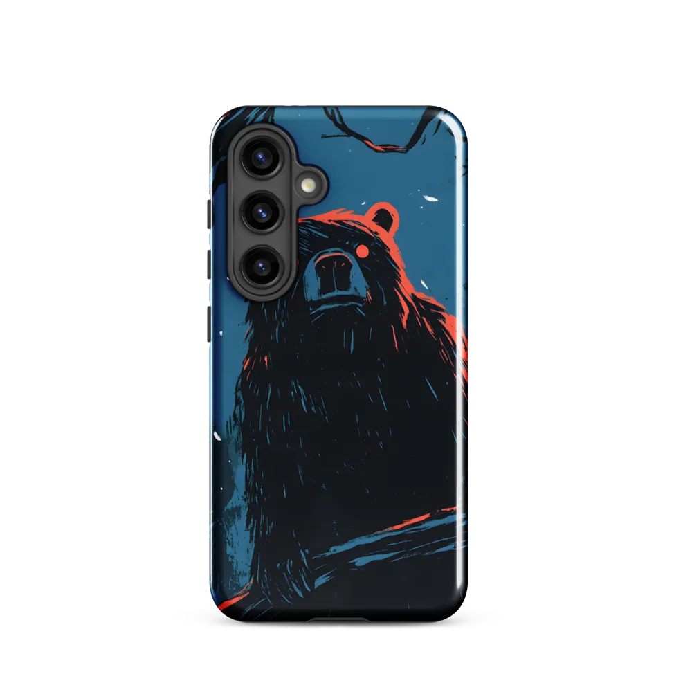 Eerie Majesty: A Bear in the Night