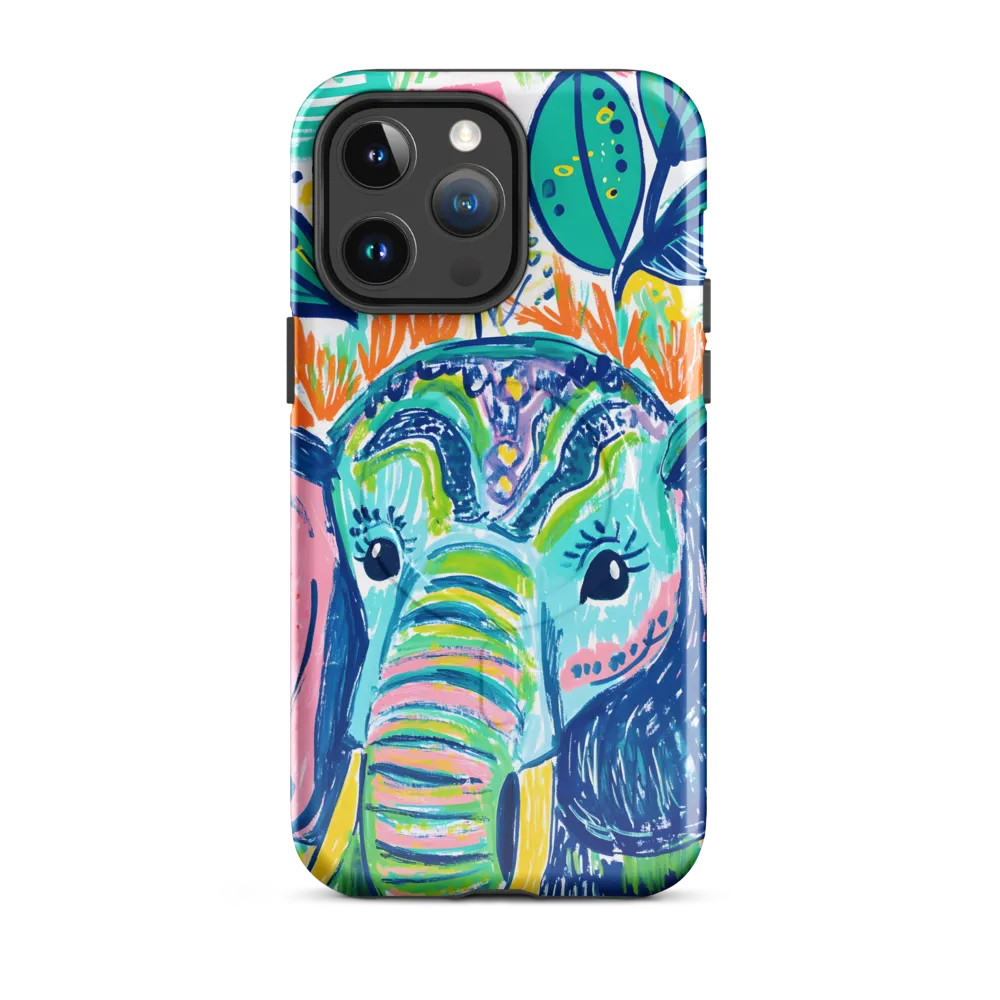 Whimsical Elephant Portrait