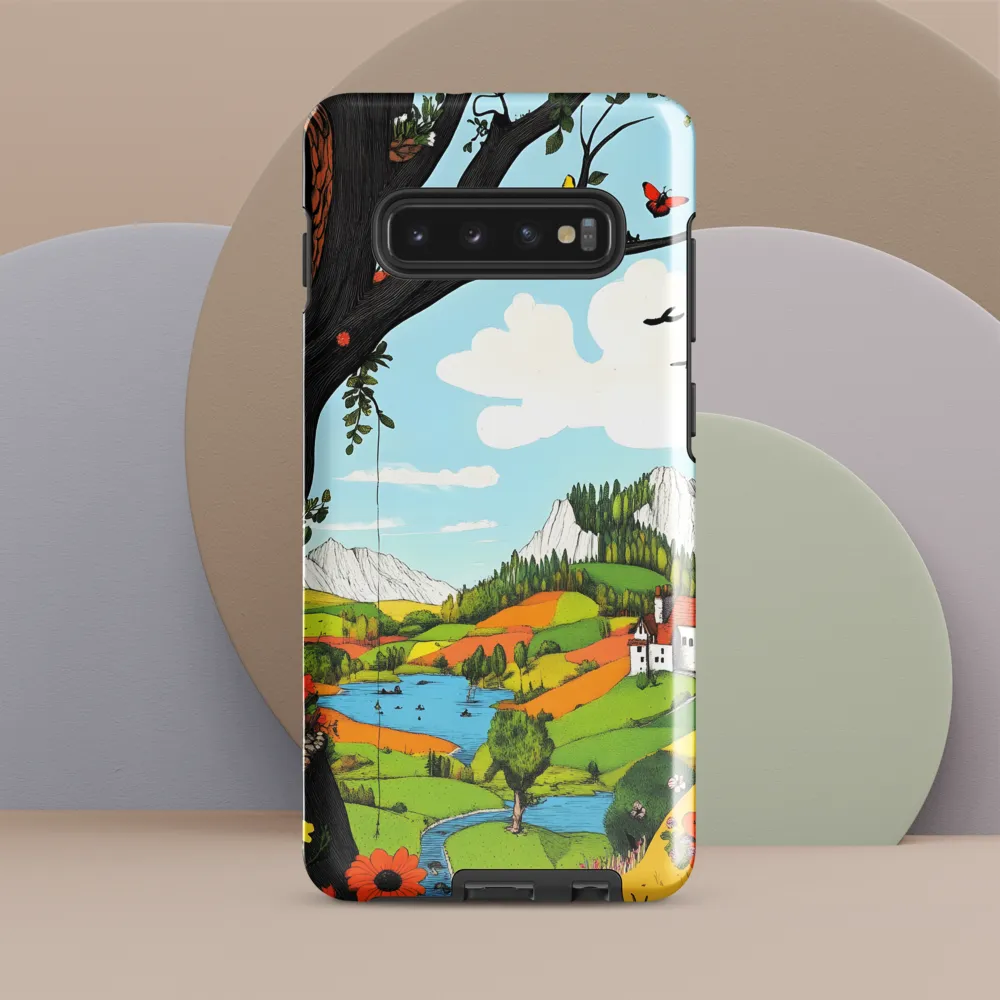 Whimsical Harmony in Nature | Phone Case |  S10 Plus | Tough Case | Glossy