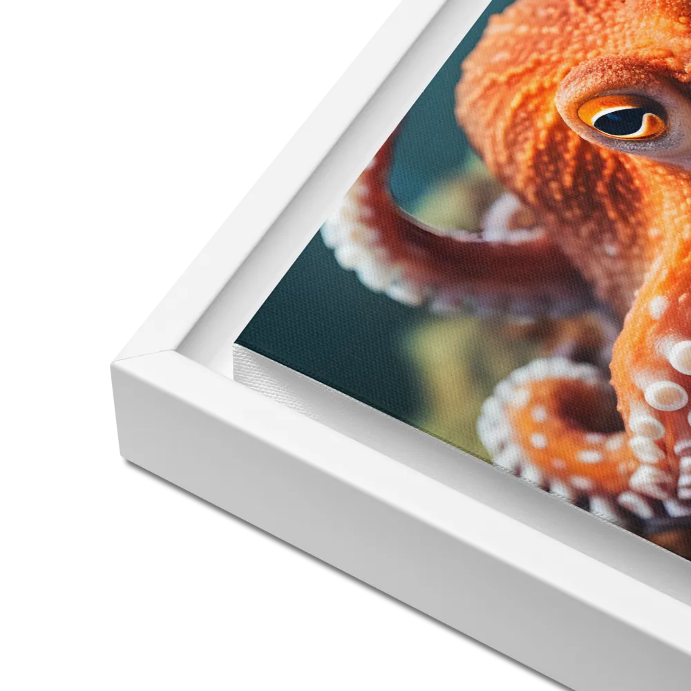 Curious Depths | Canvas with White Frame | 12″×16″
