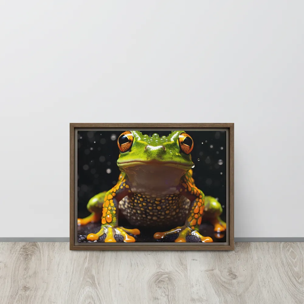 Emerald Elegance: The Frog in Focus