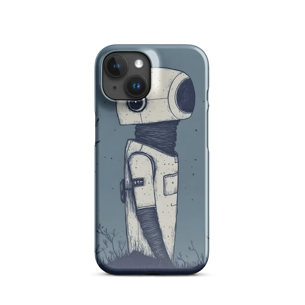 Contemplative Robot in a Barren Landscape
