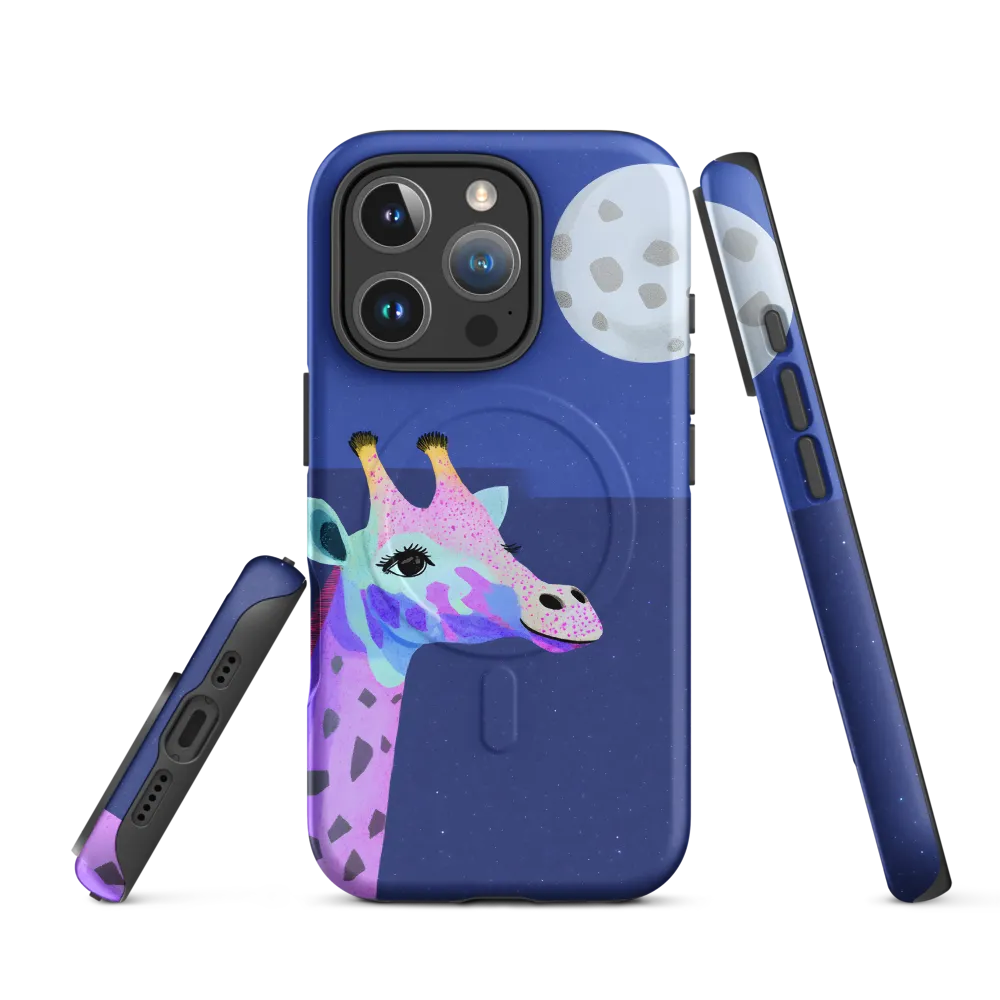 Whimsical Giraffe Under the Stars