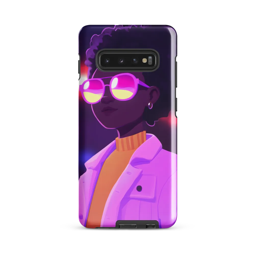 A Vibrant Soul in Shades | Phone Case |  S10 Plus | Tough Case | Glossy