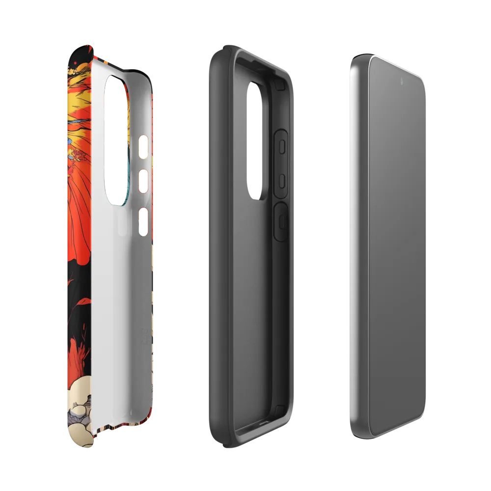 Majesty of the Floral Elephant | Phone Case |  S23 | Tough Case | Matte