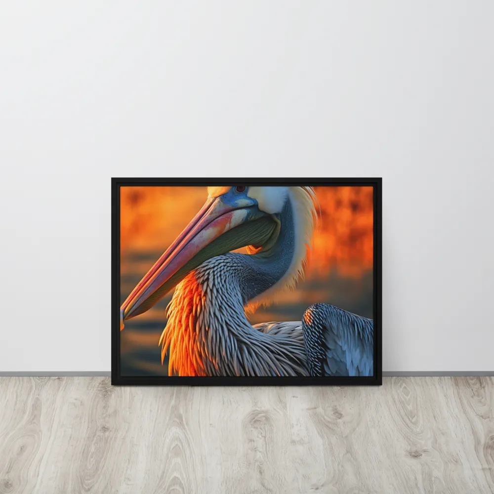 Elegance of the Pelican at Sunset