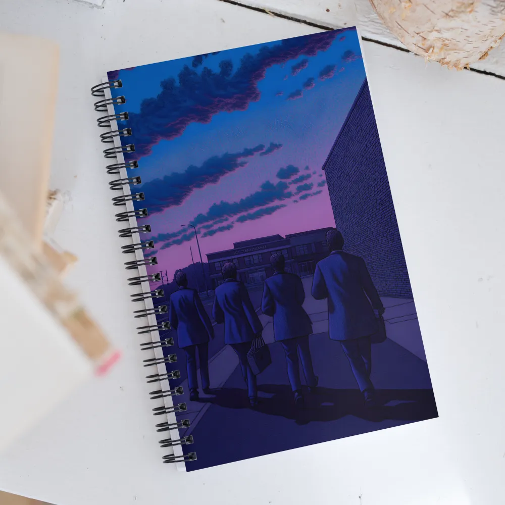 The Twilight Stroll | Spiral Notebook