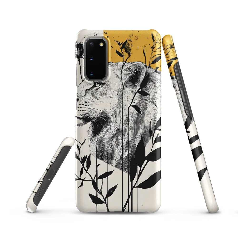 Regal Serenity: The Lion and Flora