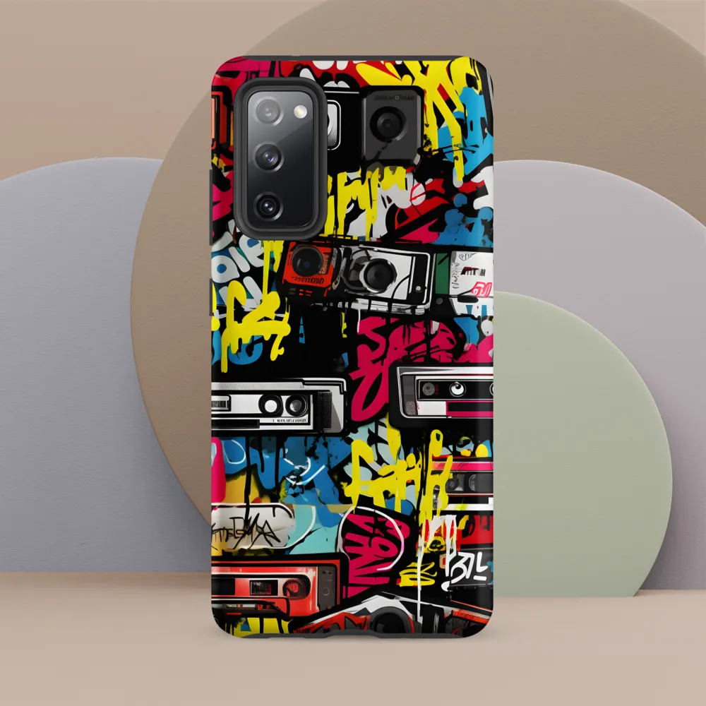 Urban Nostalgia: A Retro Cassette Explosion