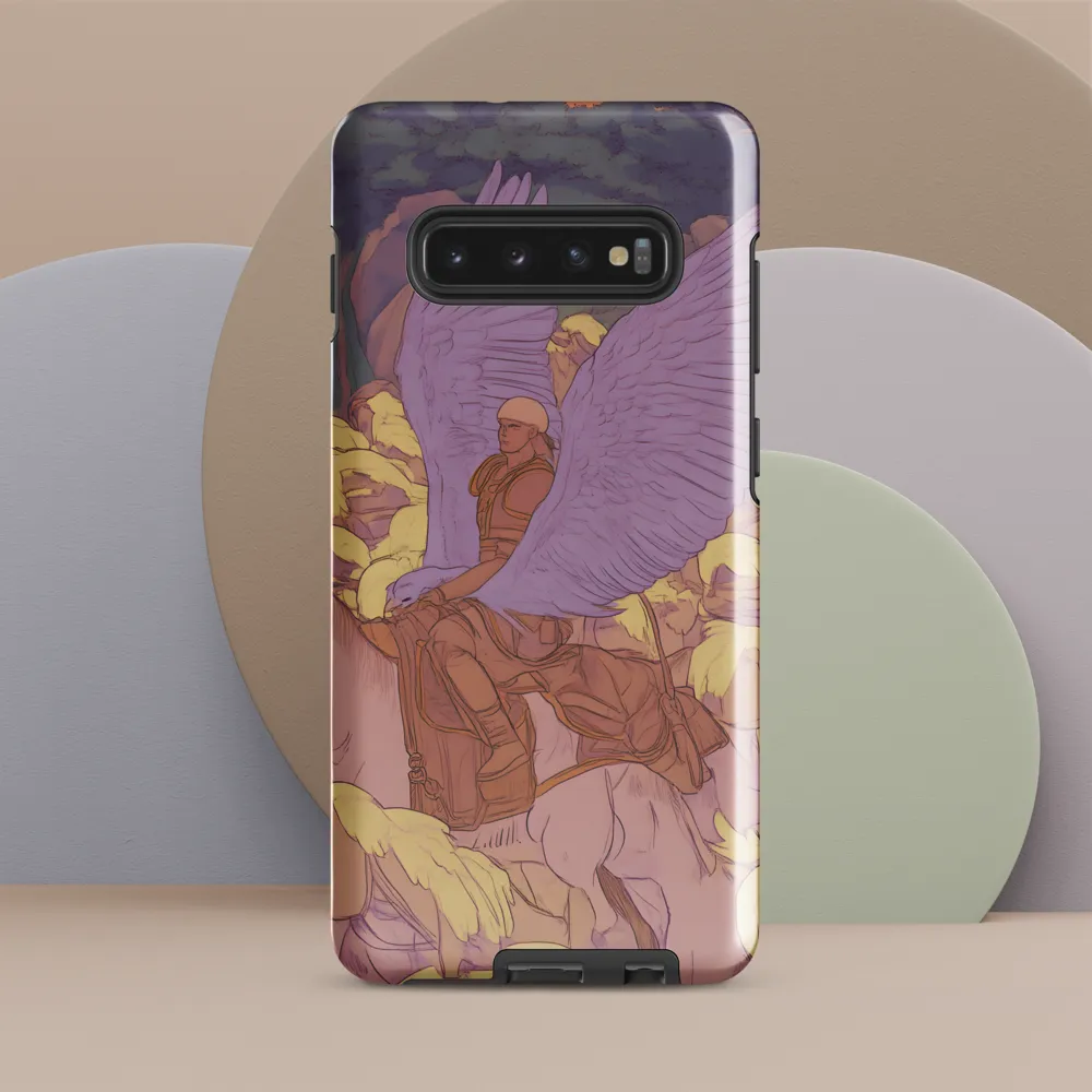 The Winged Guardian | Phone Case |  S10 Plus | Tough Case | Glossy