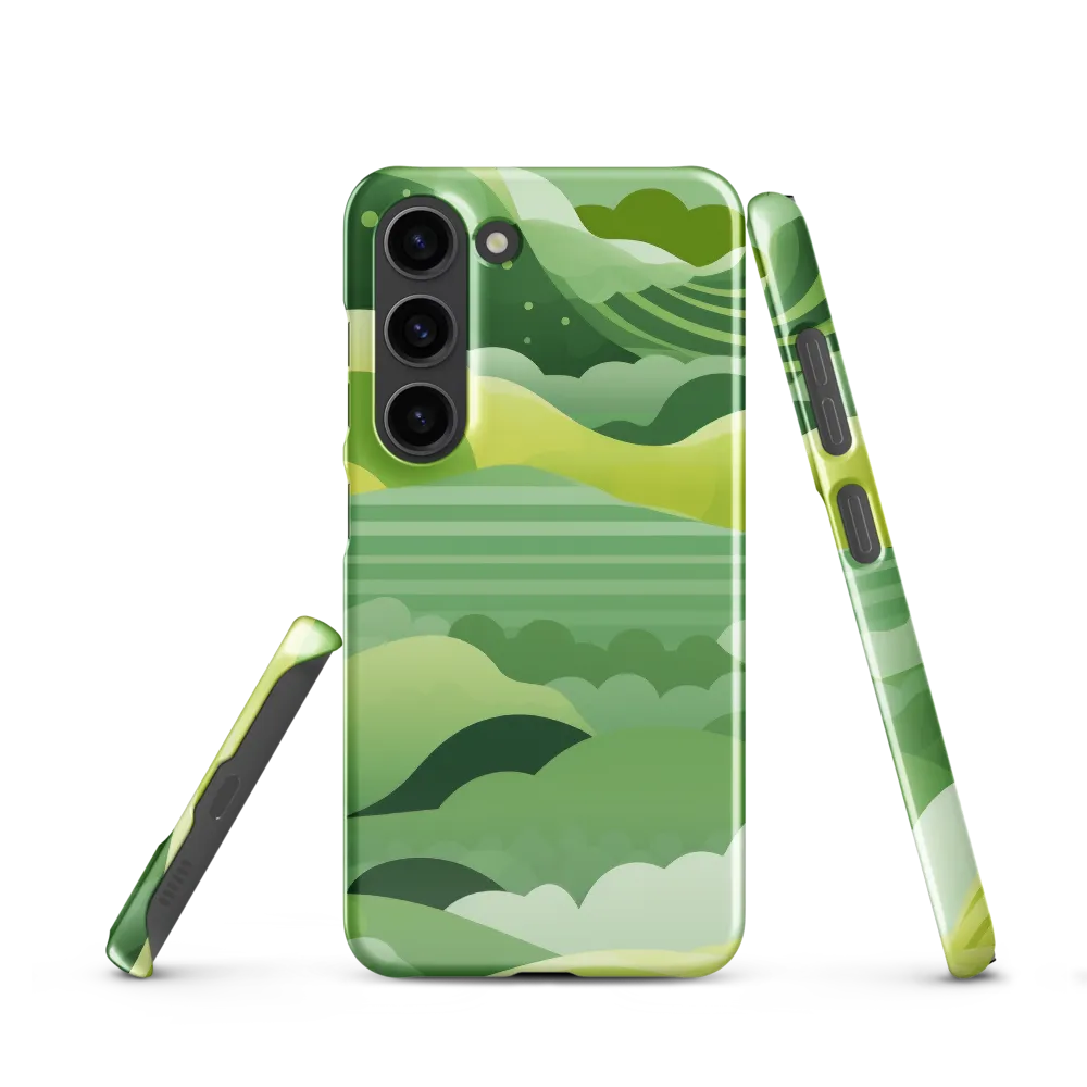Tranquility in Green Waves