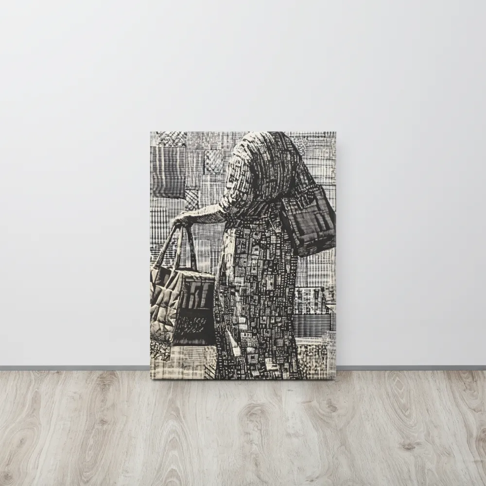 Urban Reflections: A Shopping Narrative | Canvas | 18″×24″