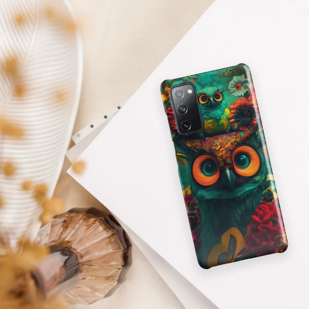 Majestic Harmony: The Floral Owl