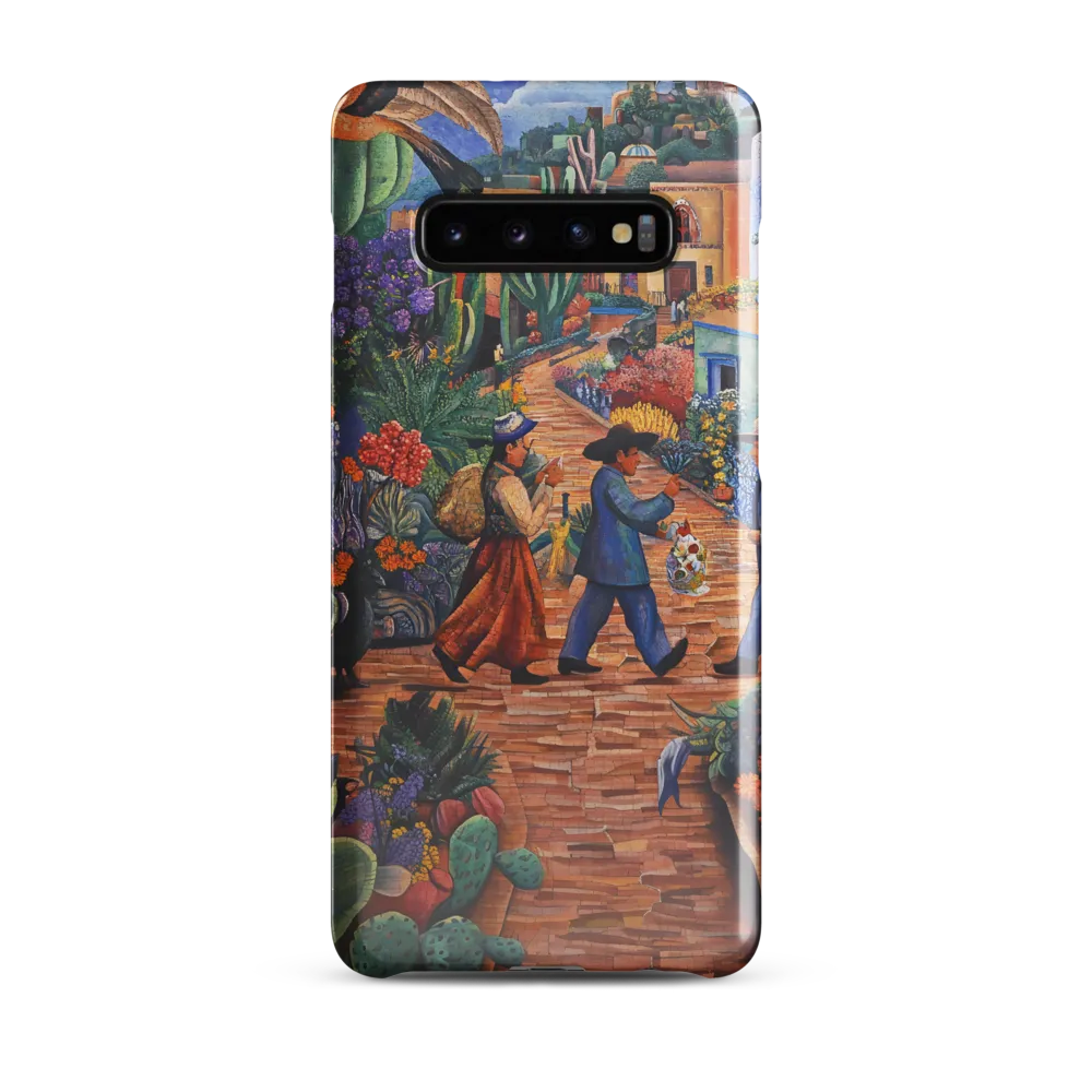 A Mosaic Journey Through Colorful Landscapes | Phone Case |  S10 Plus | Snap Case | Glossy