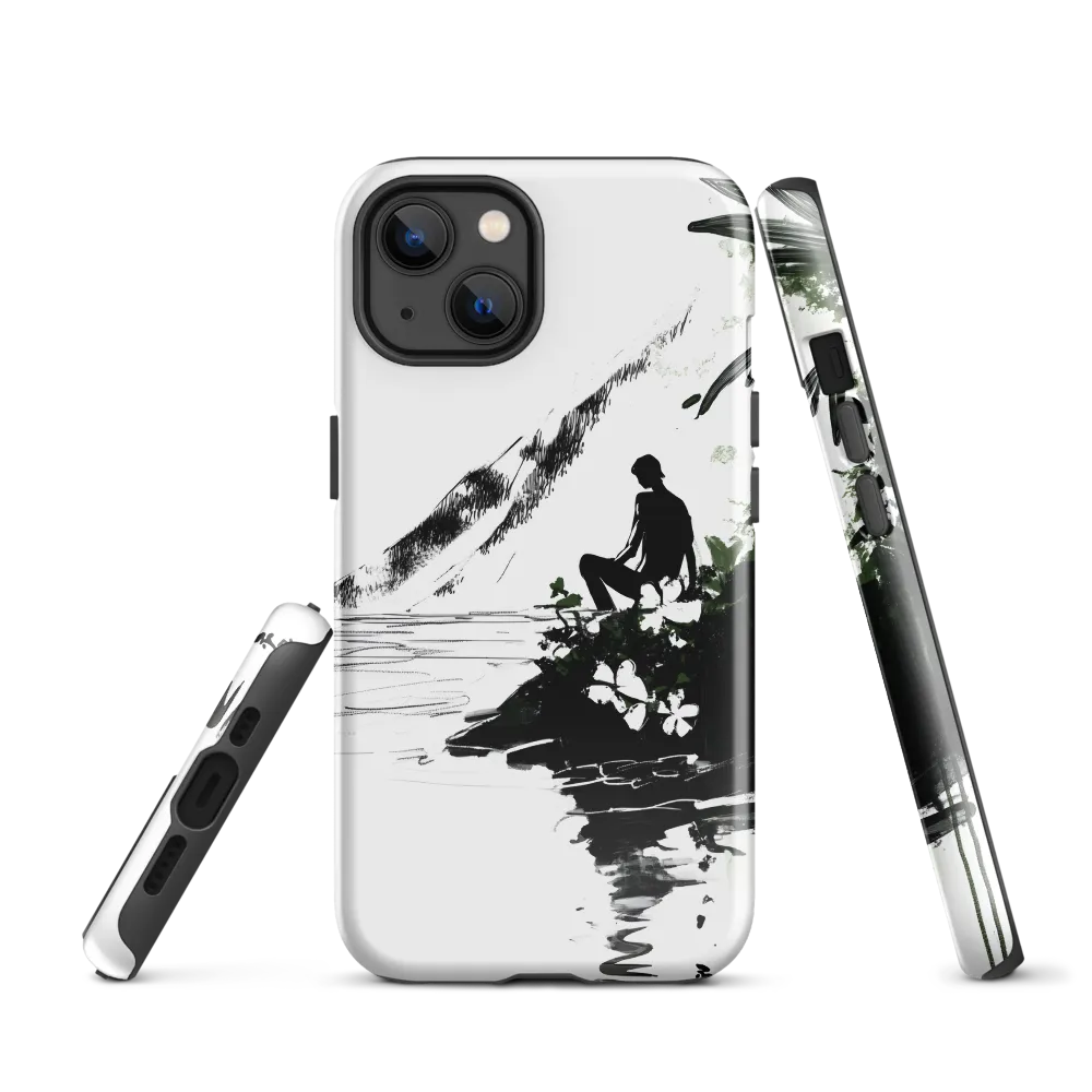 Contemplation by the Water | Phone Case |  13 | Tough Case | Glossy