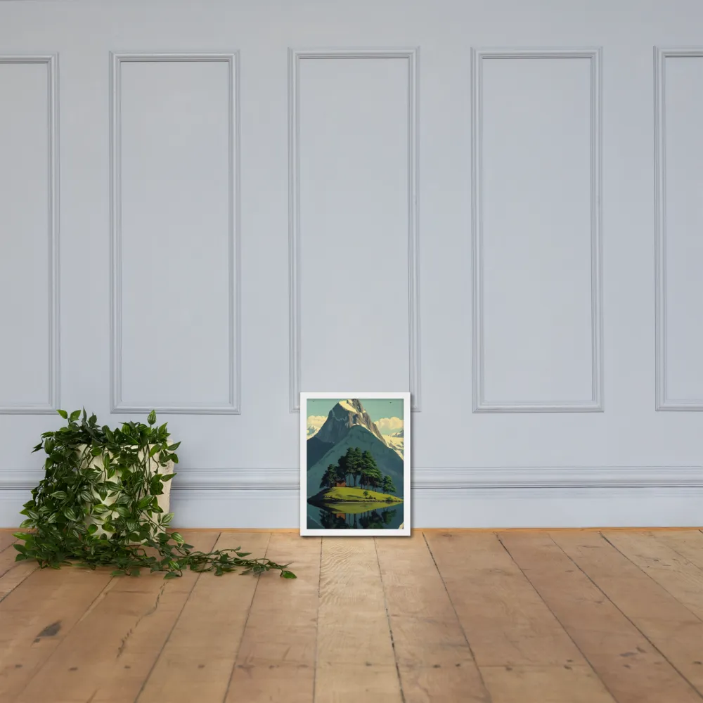 Whispers of Tranquility | Poster with White Frame | 12″×16″