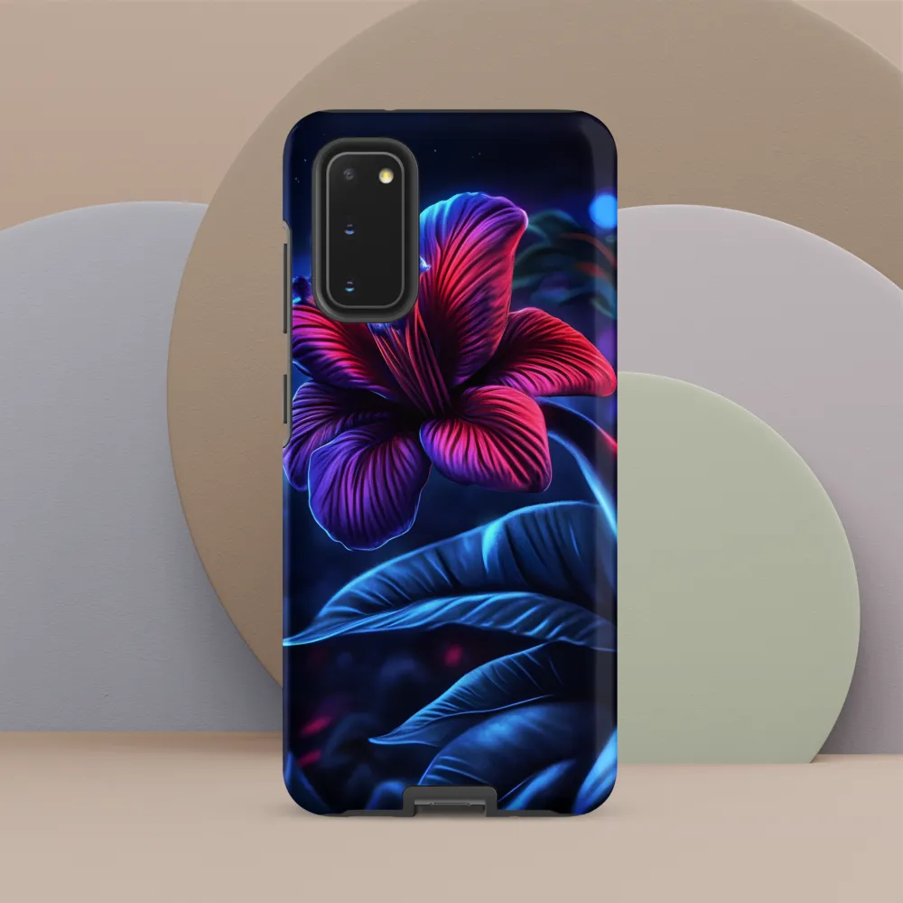 Illuminated Serenity: The Surreal Blossom