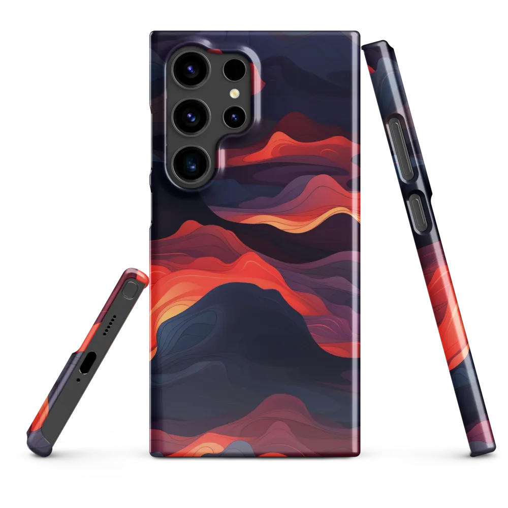 Ethereal Waves of Color | Phone Case |  S24 Ultra | Snap Case | Glossy